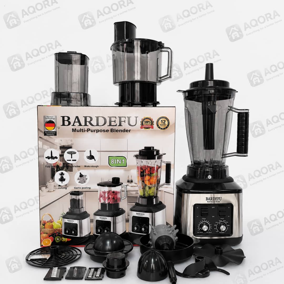 New BARDEFU 8-in-1 Multi-Purpose Blender, 4 Litres